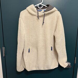 Chubbies The Snow Day High Pile Sherpa Fleece Hoodie - Men's Medium - Beige
